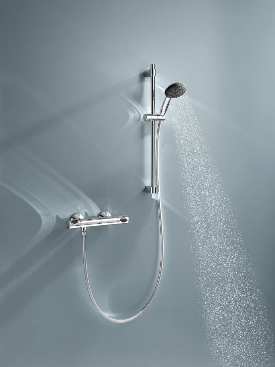Ensemble de douche avec mitigeur thermostatique GROHE