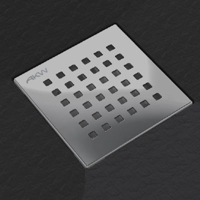 Cache bonde Inox pour receveurs