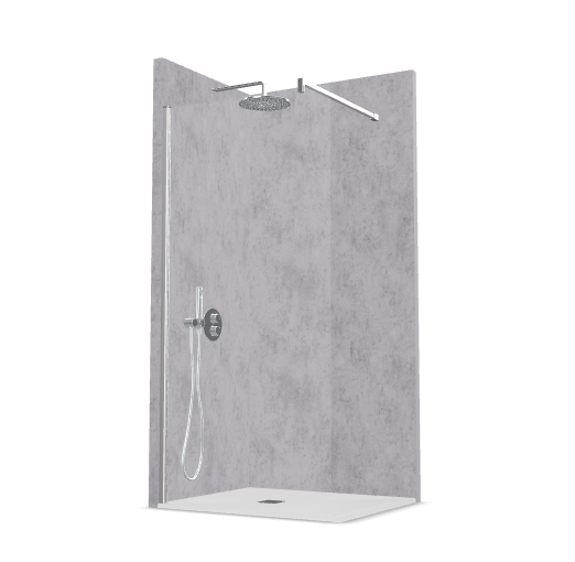 Paroi de douche FADO fixe 6mm Transparent