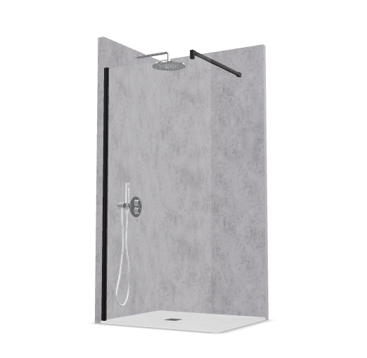 Paroi de douche FADO fixe 6mm Transparent