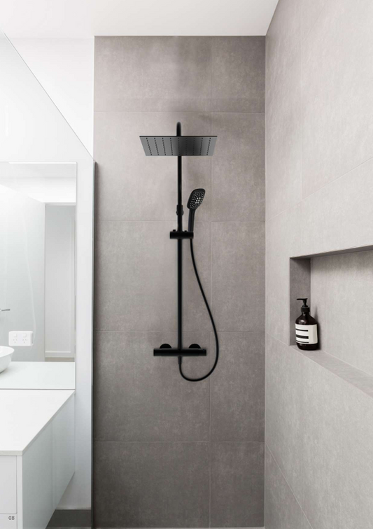 Colonne de douche thermostatique (Pluie + Main) BLAUTHERM